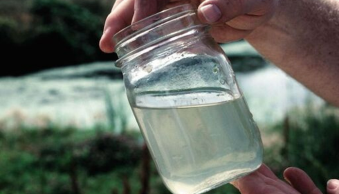 drinking water
