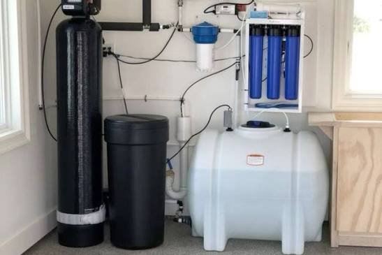 water softening and filtration capabilities